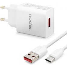 Meks Adaptör Type C Hızlı Şarj Seti 12W 2.4A USB Lü Beyaz