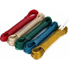 Meks 12 Adet Pvc Metre Çelik Çamaşır Ipi