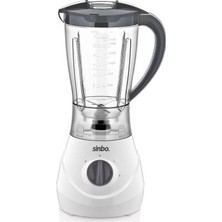 Meks Kullanıma Uygun Sinbo Turbo Blender 4 Bıçaklı Buz Kırıcı 1.6 Litre Hazne