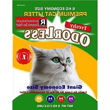6 kg Ekstra Kristal Kedi Kumu, Uzun Süreli Kullanım Için Üretilmiş