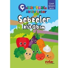 Trendexa Çıkartmalı Aktiviteler Sebzeler Kitabım