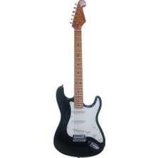 Stratocaster Elektro Gitar (Black)