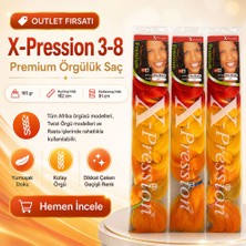 Trendexa 3 Paket / Afrika Örgüsü ve Rasta Için Sentetik Ombreli 3/8