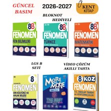 Fenomen Yayıncılık Fenomen 8.sınıf Lgs B Set Fen Bilimleri - Türkçe - Matemetik - Din Kültürü - Inkılap - Ingilizce 2026-2027