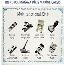 Dikiş Makine Çarşısı Singer Beko Zetina Janome Ev Tipi Aile Dikiş Makinesi 8 Parça Ayak Seti