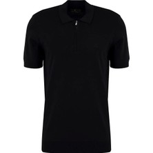 Brooks Brothers Siyah Erkek Polo T-Shirt BBSS26MKL015