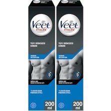 Odea Veet Tüy Dökücü Krem Erkeklere Özel, Hassas Cilt (2 x 200 Ml)