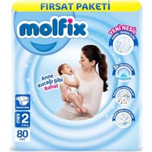 Odea Bebek Bezi 2 Beden Mini Fırsat Paketi 3-6 kg 80 Adet