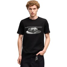 Puma  Bmw Mms Essentials Graphic Erkek Siyah Günlük Stil T-Shirt 63718801