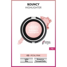 Note Cosmetics Note Bouncy Highlighter Yumuşak Kremsi Aydınlatıcı - 02 Petal Pink