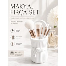 ATB Design Makyaj Fırça Seti ve Düzenleyici Sepet – Şık & Modern Profesyonel Makyaj Organizeri