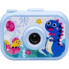 Çocuklar Için Fotoğraf Makinesi Dijital Kamera Mini Unicorn Tasarım, Fotoğraf ve Video Çekimi, Taşınabilir Oyuncak Kamera, Hediyelik Çocuk Fotoğraf Makinesi (Sarı)