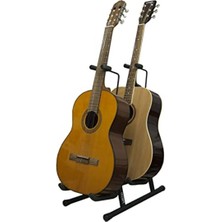 Çiftli Sap Destekli Gitar Sehpası, Dayanıklı ve Pratik Tasarım