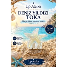 Up Atelier Plaj Modası Deniz Yıldızı Toka 5cm