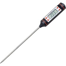 Dijital Cep Tipi Daldırmalı Termometre, -50°c ile +300°C Ölçüm Aralığı, 0.1°c Çözünürlük, LCD Ekran, Otomatik Kapanma, 1 Saniye Hızlı Ölçüm, Mutfak ve Laboratuvar Için