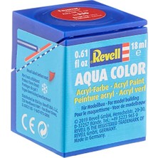 Aqua Color Su Bazlı Maket Boyası Yarı Parlak - Ateş Kırmızısı 18ML-36330