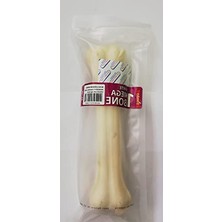Sütlü Deri Köpek Kemiği, 220 Gr, 25 cm Boyutunda