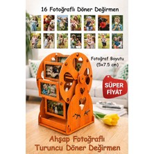 Saray Foto Ahşap Kişiye Özel Fotoğraflı Değirmen