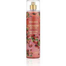 Nurxos Cranberry Fragrance Mist 250 ML – Meyveli Tatlı Vücut Spreyi - 9073