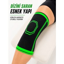 Alfa Brand Sporcu Dizlik Esnek Örme Diz Koruyucu Nefes Alan Hafif ve Konforlu Tasarım
