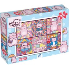Lisinya Pembe Kedi Puzzle 200