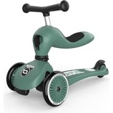 Odea Oturaklı Çocuk Scooter - Yeşil Renkli ve Dayanıklı Tasarım