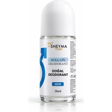Erkek Deodorant Roll-On 50 ml | Aluminyum, Paraben ve Alkol Içermez | Şeyma Naturel Doğal Kozmetik Serisinden