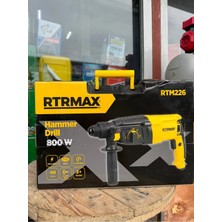 Belirtilmemiş Rtrmax RTM226 800W Kırıcı Delici Matkap 26 mm Sds Plus 3 Fonksiyonlu Darbeli Matkap