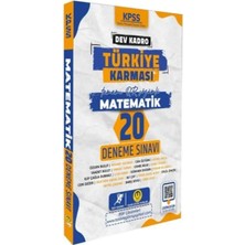 Trendexa Tasarı Yayınları Kpss Matematik Dev Kadro Türkiye Karması 20 Deneme