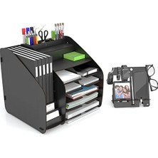 Odea Design Otto Fx-Xl Modest - 2 Renk - A4 Evrak Rafı Masaüstü Organizer Design_otto_fx_xl_modest (Siyah)