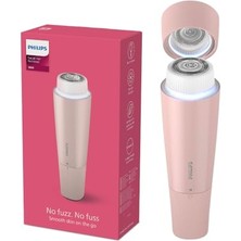 Odea Philips Yüz Epilasyon Cihazı, Hipoalerjenik Başlık, Tam Dairesel LED Işık, Dahili Ayna, Kendiliğinden Bilenebilir Bıçaklar, Kompakt ve Taşınabilir Tasarım, BRR454/00