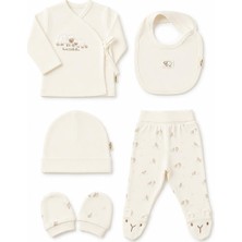 BabyCosy Organic Wear Bebek 5'li Set %100 Organic Pamuk Yenidoğan Serisi - CSY8314