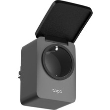 Tapo P410M Akıllı Dış Mekan Wi-Fi Priz, Matter Sertifikalı, IP54 Su Sıçramasına Dayanıklı,