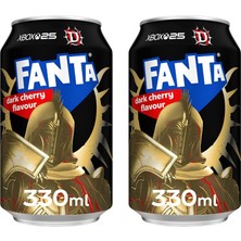 Fanta Dark Chery Can 330ML X2