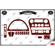 FD Damla Etiket Ford Cargo DIJI2004-2015 Torpido Konsol Trim Göğüs Maun Kaplama Set 30 Parça Maun