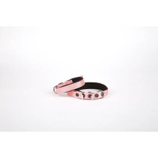 Trendexa Softlu Köpek Boyun Tasması 1,5 cm x 30 cm Pembe
