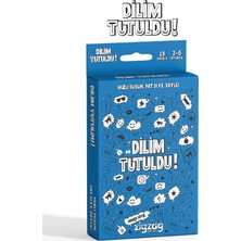 Games Dilim Tutuldu! Hızlı Düşün Eğlenceli Kart Oyunu | 2-6 Oyuncu, 15 Dakika, 12+ Yaş, Parti