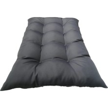 Elf Consept Yer Minderi 120 cm x 80 cm Antrasit Minder Düğmeli