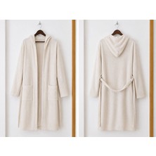 Roya Beyaz Bornoz Unisex
