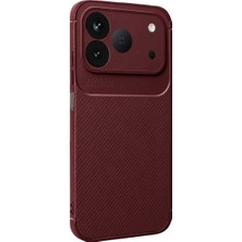 Ototechparca   Tecno Spark 50 4g Auto Focus Karbon Kapak - Bordo