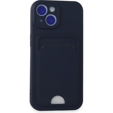 Gelalsat Newface Iphone 14 Kılıf Kelvin Kartvizitli Silikon - Lacivert