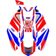Grippatch Honda PCX-125 ( 2025 ) ile Uyumlu 43 Parça Renkli Tank Pad GC40-R9