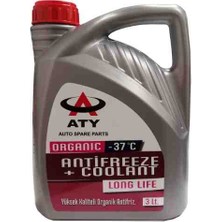 Aty Organik Antifriz (3 Lt Kırmızı -37 Derece )