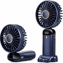Powermaster PM-25102 Lacivert Kokulu Fan Katlanabilir Taşınabilir Mini El Vantilatörü
