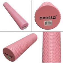 Afr Masajlı Uzun Foam Roller, 90X15 Cm, Pembe 8681426852112