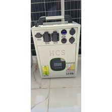 Hcs Solar 3.5 Kw Taşınabilir Akılı Güç Istanyonu 2.560WH Lifepo4 Bataryalı