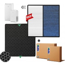 Daikin MC55W / MCK55W Filtre Faf Marka Çift Katmanlı Hepa + Karbon Birleşik Filtre Mavi Allergy Filtre