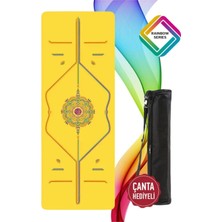 Kauçuk Yüzey Yoga Matı Premium Quality 5 mm Sarı