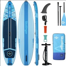 Skatinger Kamera Aparatlı Stand Up Paddle Board 335X84X15 cm Ölçülerinde Şişme Sörf Tahtası Full Set