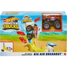 Hot Wheels GYC81 Monster Trucks Big Air Breakout Oyun Seti